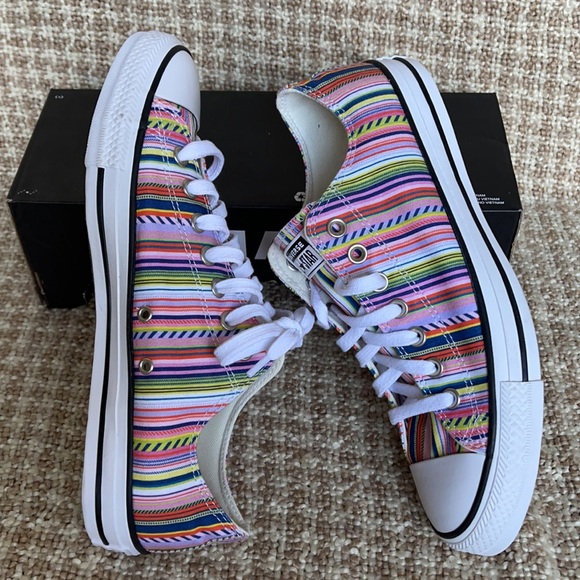 Converse Ctas OX White/Multi/Black MEN`S - Picture 12 of 16